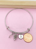 Silver Pinecone Charm Bracelet, N5132