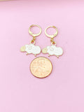 Gold Sheep Charm Earrings, N3997