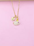 Gold Cute Rabbit Necklace Personalized Gifts, N5186