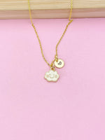 Gold Cute Cloud Charm Necklace, Cute Could Charm, N5774