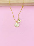 Gold Cute Cloud Charm Necklace, Cute Could Charm, N5774