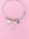 Silver Oar Rowing Charm Bracelet, Kayak Rower Crew Gift, Personalized Gift, N1304