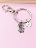 Silver Crab Charm Keychain, N5782