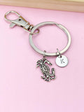 Silver Crab Charm Keychain, N5782