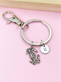 Silver Crab Charm Keychain, N5782
