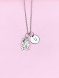 Silver Monkey Charm Necklace, N5784