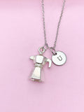 Silver Coffee Maker Charm Necklace, N5789