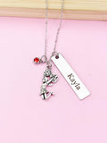 Silver Cheerleader Dance Necklace Best Seller Christmas Gifts for Cheerleader, School Sport Team Cheer Gifts, D013