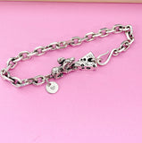 Silver Cheese Cute Mouse Bracelet, N3923