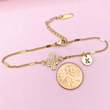 Gold Cactus Charm Bracelet, N4055