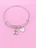 Silver Cherry Charm Bracelet, N5302Z