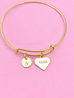 Gold Nina Charm Bracelet, N3109A