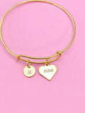 Gold Nina Charm Bracelet, N3109A