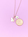 Gold Butterfly Charm Necklace, N2710F
