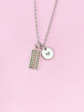 Silver Abacus Charm Necklace, N1500D