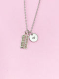 Silver Abacus Charm Necklace, N1500D