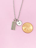 Silver Abacus Charm Necklace, N1500D