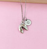 Silver Fortune Cookie Necklace Birthday Gifts, Personalized Gifts, N432