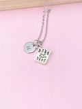 Silver Popcorn Charm Necklace, N5224A