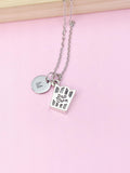 Silver Popcorn Charm Necklace, N5224A