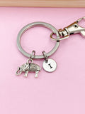 Silver Elephant Charm Keychain, N5404A