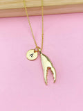 Gold Claw Charm Necklace, N5796