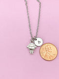 Silver Monkey Charm Necklace, N160