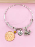 Silver Snail Charm Bracelet, Naturalist Gifts, AN2098