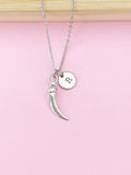 Chili Charm Necklace, Hot Chili Pepper Charm, N2308A
