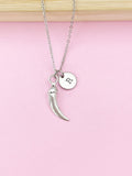 Chili Charm Necklace, Hot Chili Pepper Charm, N2308A