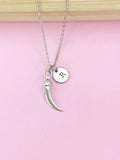 Chili Charm Necklace, Hot Chili Pepper Charm, N2308A