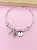 Silver Pinecone Charm Bracelet, N5132
