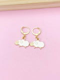 Gold Sheep Charm Earrings, N3997