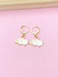 Gold Sheep Charm Earrings, N3997