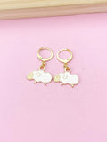 Gold Sheep Charm Earrings, N3997