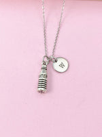 Silver Water Bottle Charm Necklace, N569A