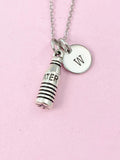 Silver Water Bottle Charm Necklace, N569A