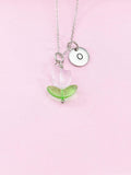 Silver Pink Tulip Necklace, Tulip Charm, Gardening Gifts, Personized Birthday Gifts, N5303H
