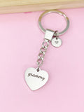 Grammy Keychain Heart, Best Gifts for Grammy Grandmother, D097
