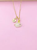 Gold Cute Rabbit Necklace Personalized Gifts, N5186