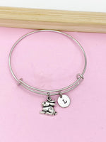 Silver Rabbit Charm Bracelet, N1110