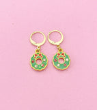 Gold Cute Christmas Earrings, N3139A