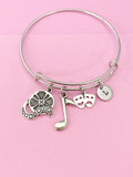 Silver School Music Movie Theater Drama Mask Bracelet, Comedy Tragedy Charm, Actor Theater Arts Gifts, Personalized Jewelry, N85F