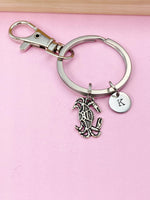 Silver Crab Charm Keychain, N5782
