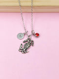 Silver Crab Charm Necklace, N5782A