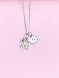 Silver Monkey Charm Necklace, N5784