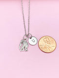 Silver Monkey Charm Necklace, N5784