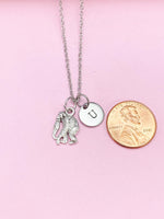 Silver Monkey Charm Necklace, N5784