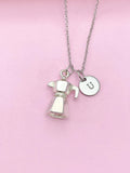 Silver Coffee Maker Charm Necklace, N5789