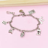 Baker Charm Bracelet, Personalized Initial